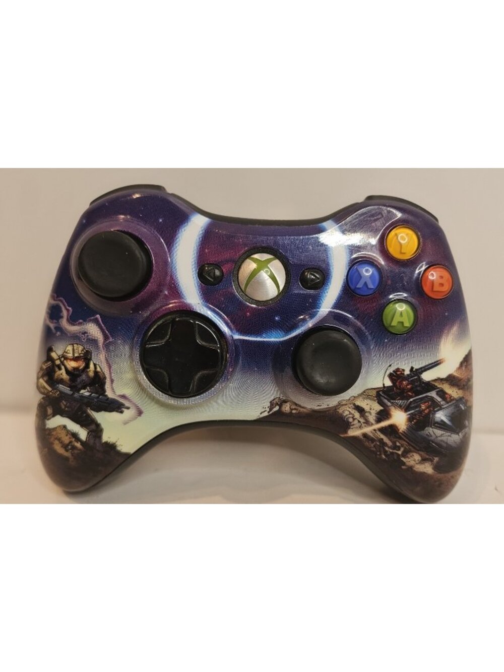 Xbox 360 Limited Edition Halo 3 Controller Spartan Todd McFarlane Tested * Read